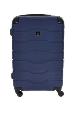Trolley piccolo blu rigido con 4 ruote 2T2L156/P