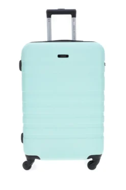 Trolley rigido grande azzurro con chiusura TSA Indigeno Metropolitano 178/G