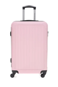 Trolley rigido rosa con chiusura TSA Indigeno 139/P