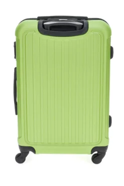 Trolley rigido verde chiaro con chiusura TSA Indigeno 139/M