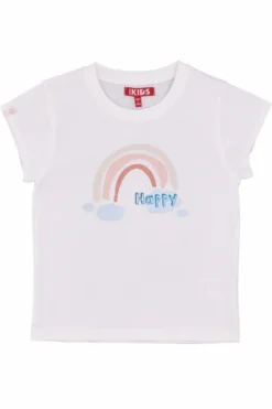 T-Shirt Bianca Con Stampa Pitt Kids PT-G-T-05080