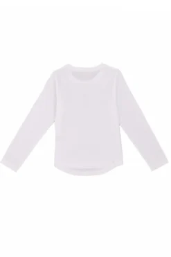 T-Shirt Bianche a Maniche Lunghe Stampata Pitt Kids PT-G-T-05054