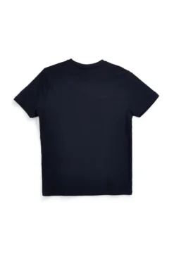 T-shirt blu con stampa logo U.s.grand polo US61612M