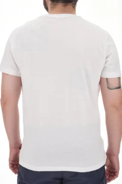 T-shirt Girocollo Bianca con Logo Frontale NO LIMTIS MATS048S24