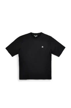 T-shirt in cotone nera con stampa grafica Boardman Alpha pt-m-t-9074