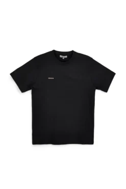 T-shirt in cotone nera con stampa grafica Boardman Alpha pt-m-t-9062
