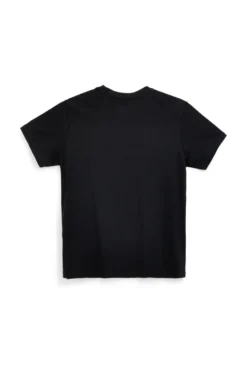 T-shirt nera a maniche corte con logo frontale No limits MATS049S24