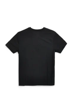 T-shirt nera a maniche corte con stampa frontale No limits MATS026S26