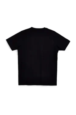 T-shirt nera con stampa logo Abarth AH017TE