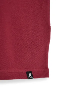 T-shirt rossa con logo ricamato U.s. grand polo USSS629M