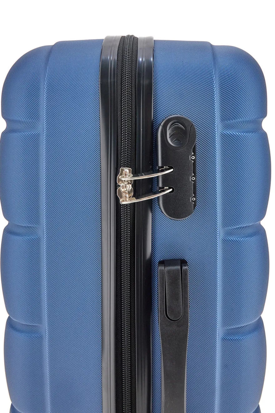 Valigia rigida blu royal media Prima riga PR165/M