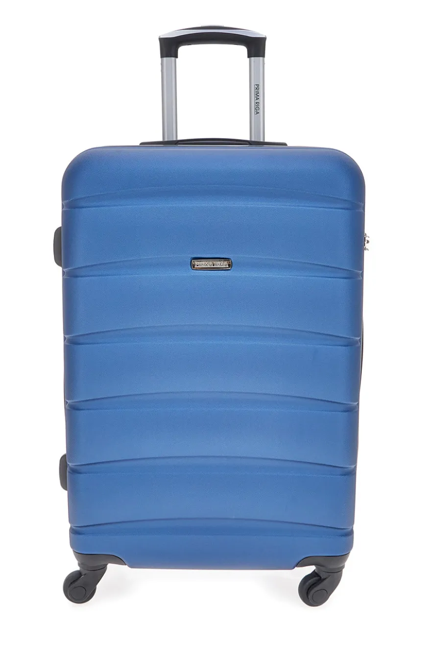 Valigia rigida blu royal media Prima riga PR165/M