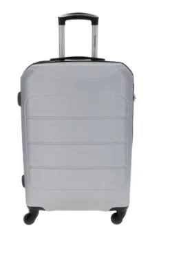 Valigia trolley cabina argento con scocca rigida Prima Riga PR173/P