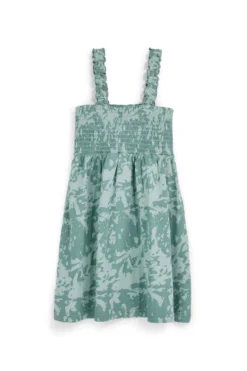 Vestito verde con spalline Pitt kids PT-G-D-9004