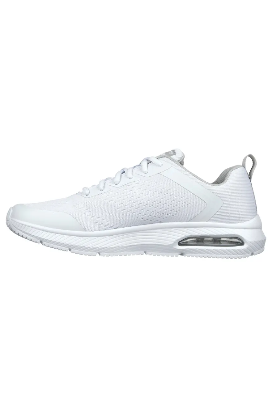 Weiße Fitnessschuhe Skechers Dyna-Air