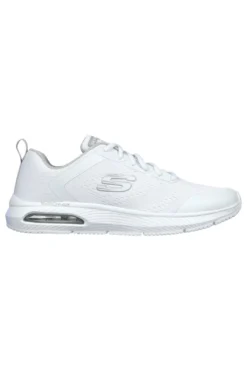 Weiße Fitnessschuhe Skechers Dyna-Air
