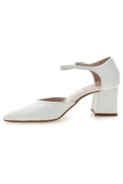 Weiße Pumps mit Fesselriemchen PITTARELLO ROMANTIC 3781