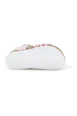 Weiße Sandalen mit Herzchen Print Pitt kids 14609