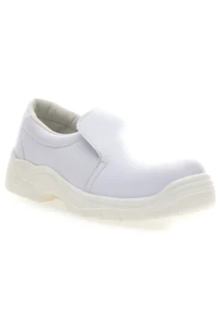 Weiße Sicherheitsschuhe Schwarzer Spross 3081