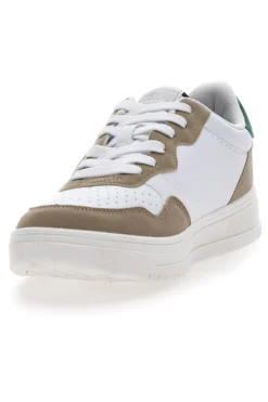 Weiße Sneakers Baumwollgürtel Austria Multi