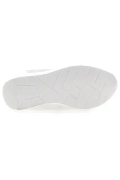 Weiße Sneakers mit Keilabsatz und seitlichem Reißverschluss ENERGY E45