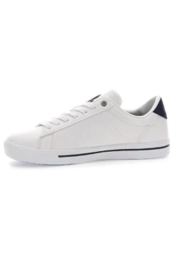 Weiße Sneakers mit kontrastierenden blauen Details US POLO CLUB SUMMY LTX