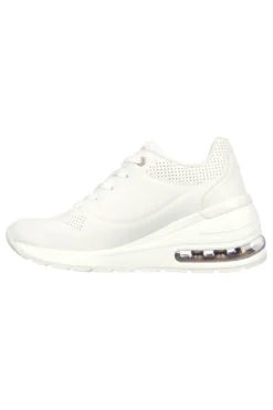 Weiße Sneakers mit Memory-Schaum Skechers Million Air Elevated Air