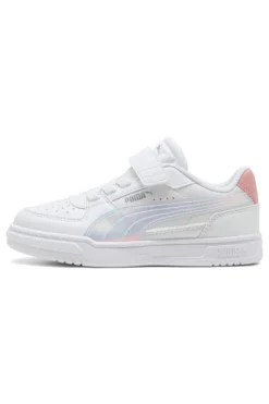 Weiße Turnschuhe mit Riemen und Schnürsenkeln Puma Caven III Holo 2.0 AC+ PS