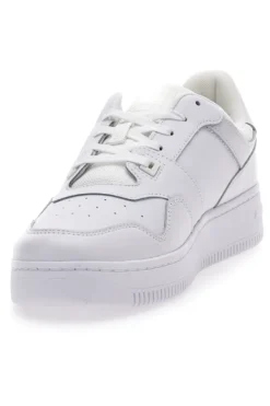 Weiße Turnschuhe TOMMY HILFIGER RETRO BASKET ESS