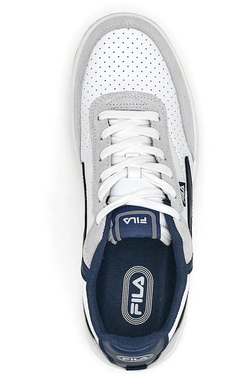 Weiße und blaue Turnschuhe Fila Sevaro S