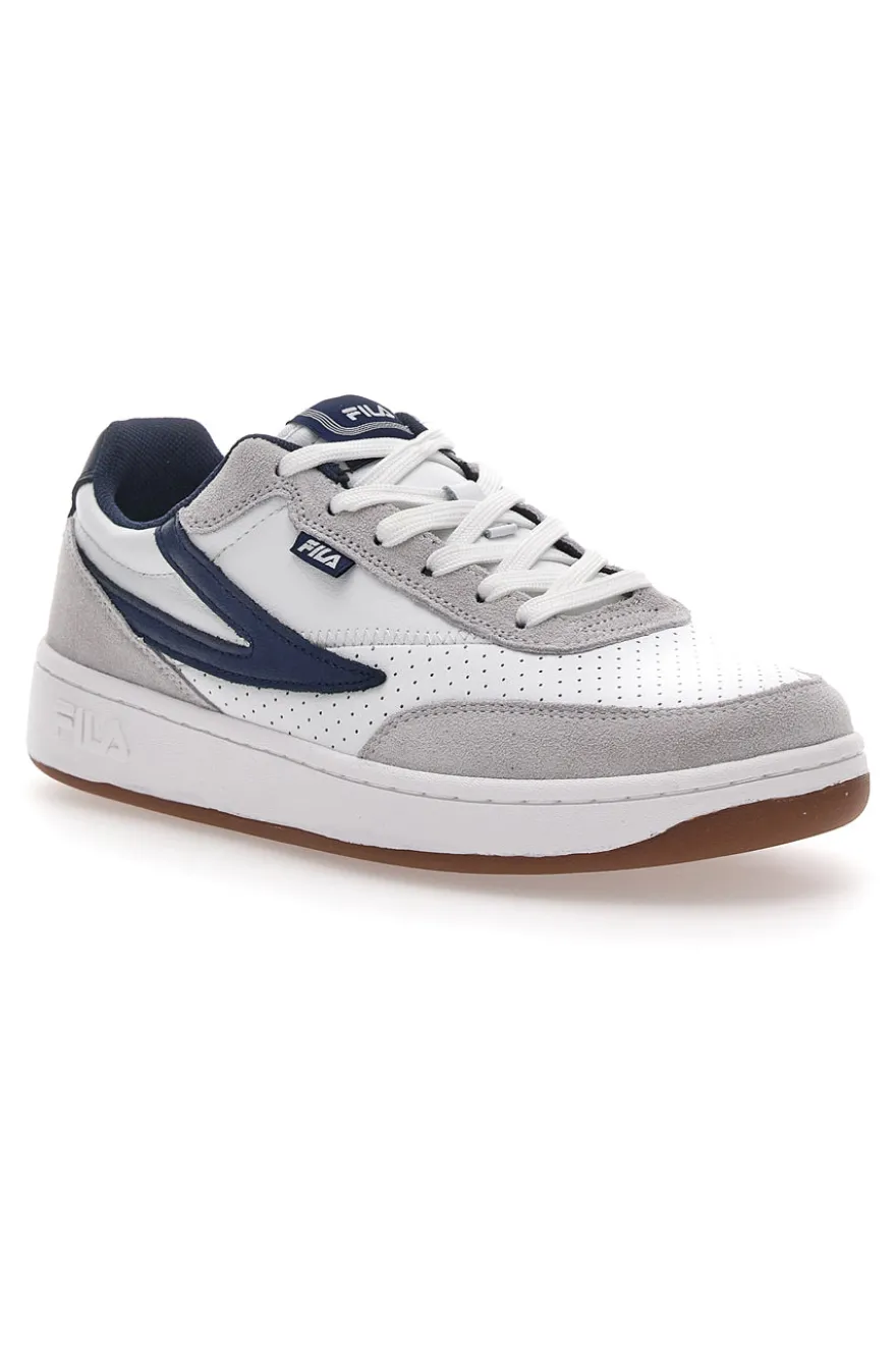 Weiße und blaue Turnschuhe Fila Sevaro S