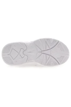 Weiße und fuchsiafarbene Sneakers mit Klettverschluss und elastischen Schnürsenkeln CHAMPION COUNTESS G PS