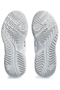 Weiß und Silber Tennisschuhe Asics Gel-Dedicate 8