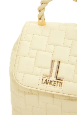 Zaino Beige Con dettagli Dorati Lancetti 24S-105-2