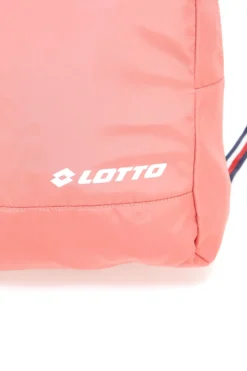 Zaino corallo con zip a contrasto Lotto LTT438