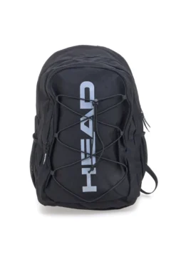 Zaino nero con logo frontale e spallacci imbottiti HEAD HBK048
