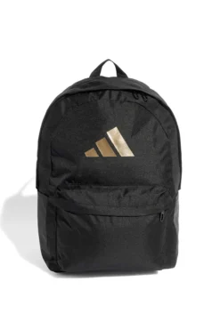 Zaino nero con logo oro e tasca porta laptop Adidas IS7048