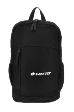 Zaino nero con tasca frontale Lotto LTT437
