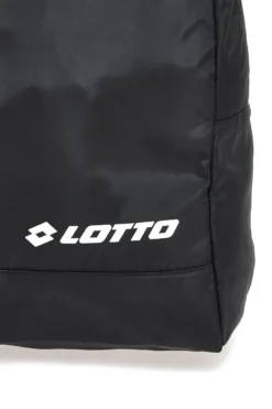 Zaino Nero con Zip Laterale Lotto LTT438