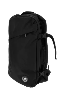 Zaino nero da viaggio con spallacci imbottiti Indigeno PITTBAC002-A