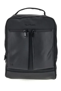 Zaino Nero in Tessuto con Tasche Frontali e Scomparto Porta PC Renato Balestra COB 61991/L/SRBU7